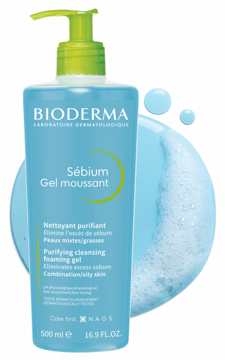 Bioderma Sebium Foaming Gel 500 ml