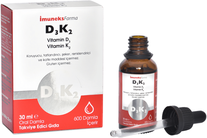 Imuneks Farma D3K2 Damla 30 mL