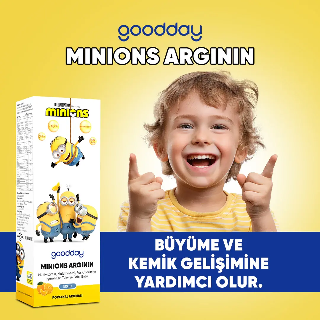 GOODDAY MINIONS ARJININ ŞURUP 150 ML