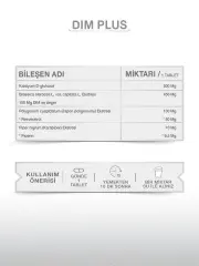 GOODDAY DIM PLUS 60 TABLET TAKVİYE EDİCİ GIDA