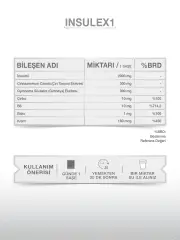 GOODDAY INSULEX1 30 SAŞE TAKVİYE EDİCİ GIDA