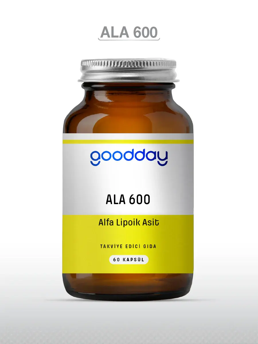 GOODDAY ALFA LİPOİK ASİT (ALA 600) 60 KAPSÜL