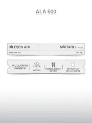 GOODDAY ALFA LİPOİK ASİT (ALA 600) 60 KAPSÜL