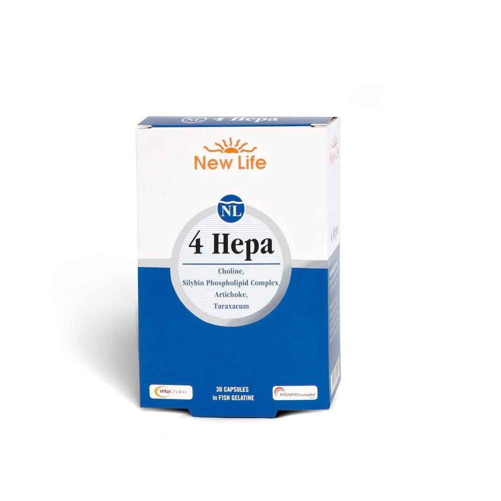 New Life 4-Hepa Karaciğer Sağlığına Destek Takviye edici gıda 30 kapsül