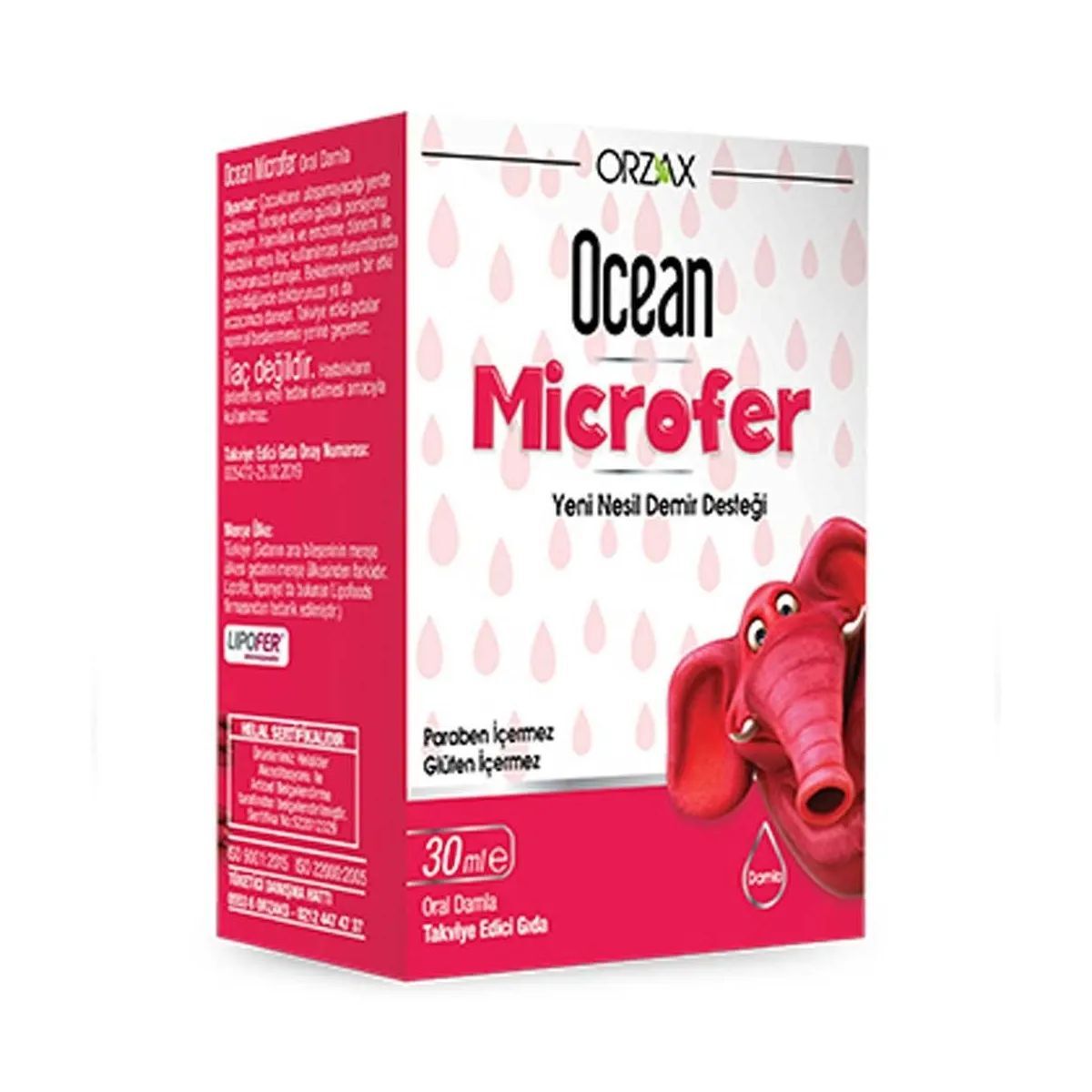 Ocean Microfer Çocuklar için  Demir damlası 30 ml