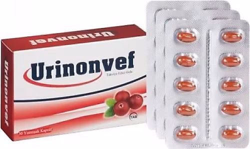 Urinonvef Cranberry 30 Yumuşak Kapsül