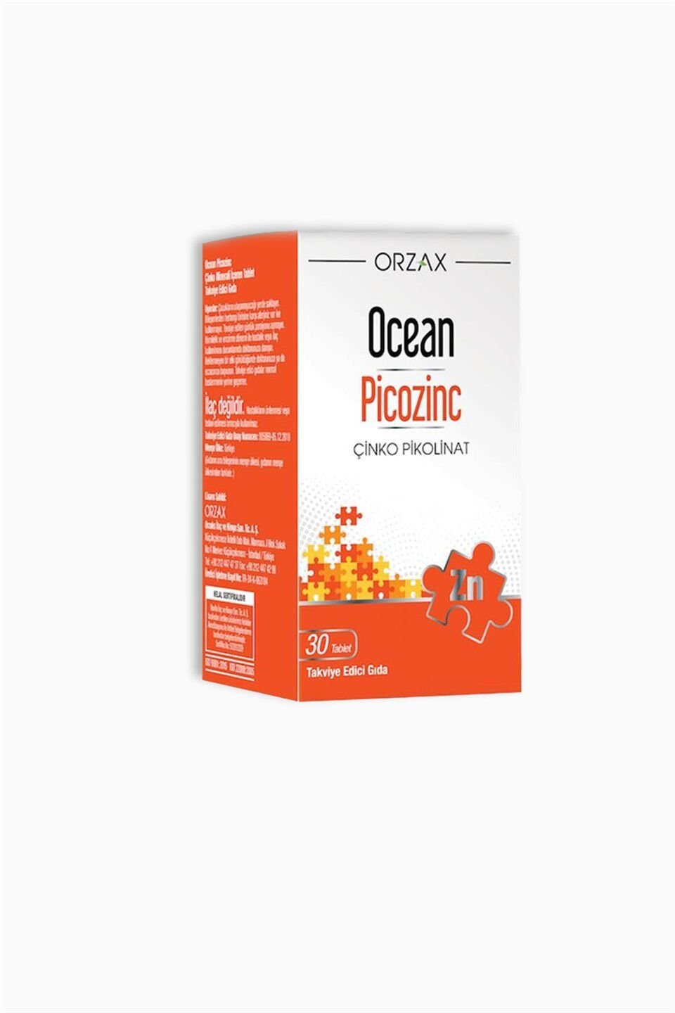 Ocean Picozinc Çinko Pikolinat 30 Tablet