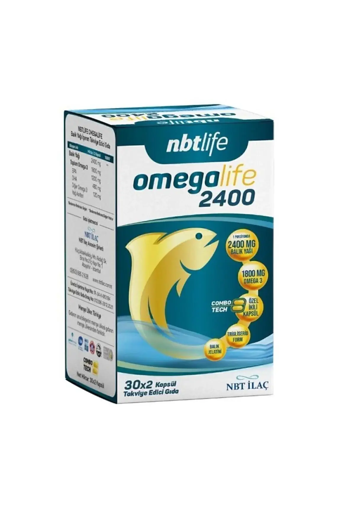 NBT Life Omega Life 2400 60 Kapsül