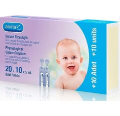Alvita Serum Fizyolojik 30 Flakon