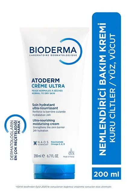 BIODERMA ATODERM CREAM ULTRA 200 ml tüp