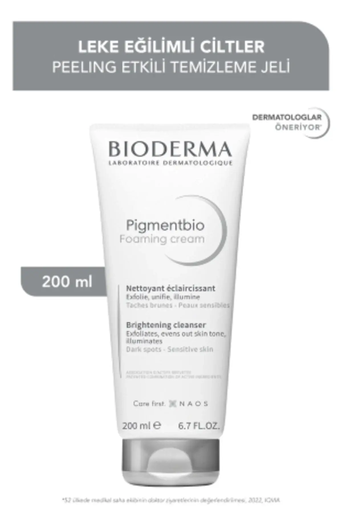 BIODERMA PIGMENTBIO FOAMING CREAM 200 ml tüp