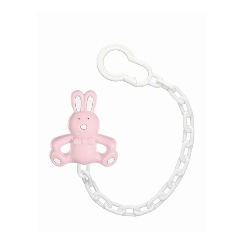 Wee Baby Hayvan Figürlü Emzik Askısı Pembe