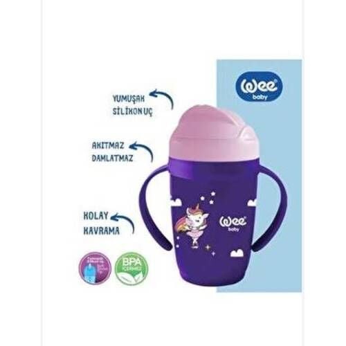Wee Baby Friends Kulplu Pipetli Bardak 6+ Ay