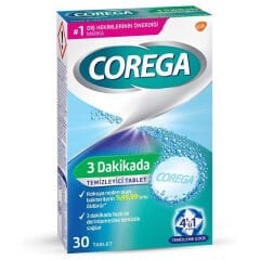 Corega 3 Dakikada Temizleyici 30 Tablet